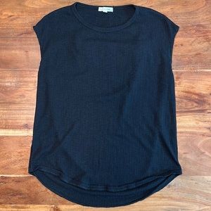Rag & Bone - Ribbed Knit Open Back Tee, size XS